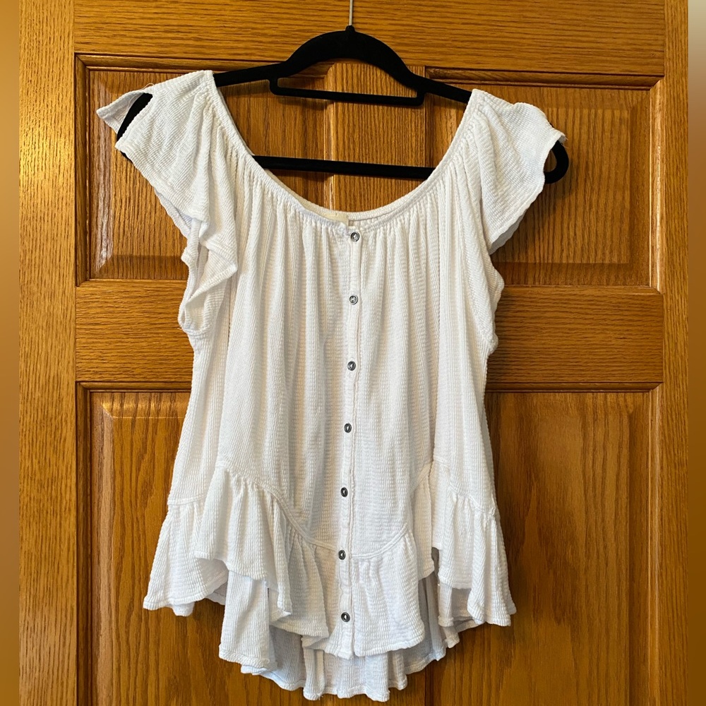 Free people top, worn once, excellent condition